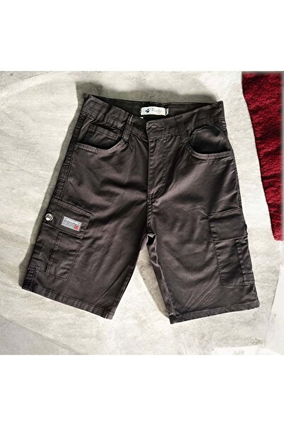 RİNDO KİDS Ленено капри с товарен джоб, черно