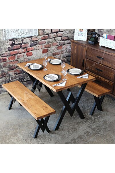 raweyn Morze Doğal Ahşap Mutfak Masası