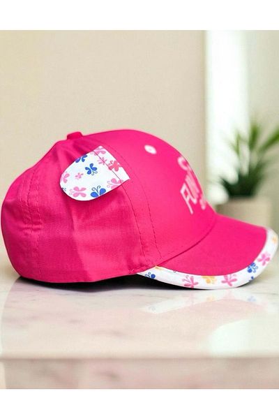 Balgüneş Tekstil 1/3 Years Fun Time Girl's Cap (48-50 cm) Fuchsia