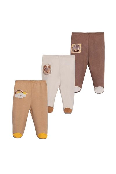 Necix's Jungle Booties Triple Pants Set Brown