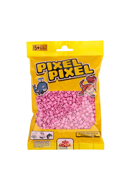 Pixel Pixel 3000 τεμάχια μίντι χάντρες ανοιχτό ροζ | Χάντρες κατάλληλες για α...