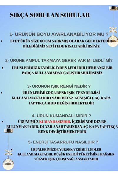 EY-EL TASARIM ŞEKER TOP MODERN SARKIT LED AVİZE TEKLİ 3 RENK KROM KAPLAMALI