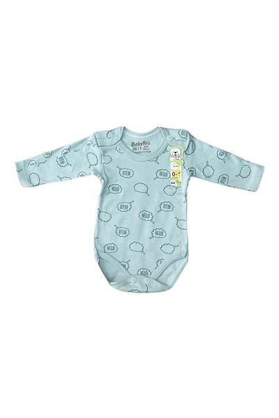 Necix's Hello Printed Zipper Long Sleeve Zibin Green
