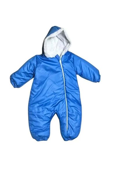 Malkoç bebe Hoodie Without Booties Cosmonaut Blue