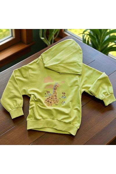 nk kids Φούτερ Giraffe Πράσινο
