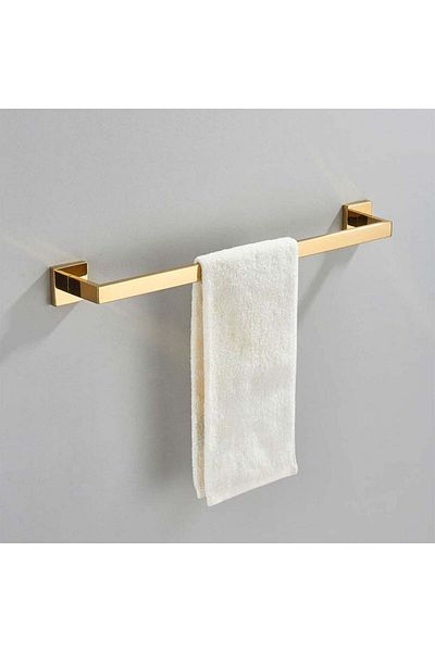 CasaVie Set Accesorii Baie, Auriu Lucios, 4 Piese, Cod 1242