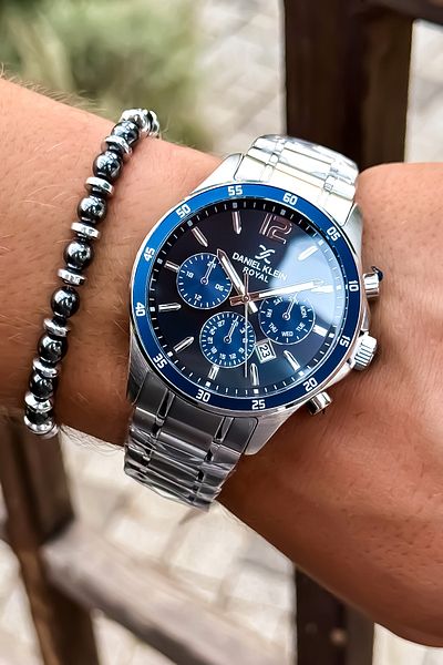 Daniel Klein Brand Original New Season Wedding Engagement Gift Men's Steel Watch+Bracelet