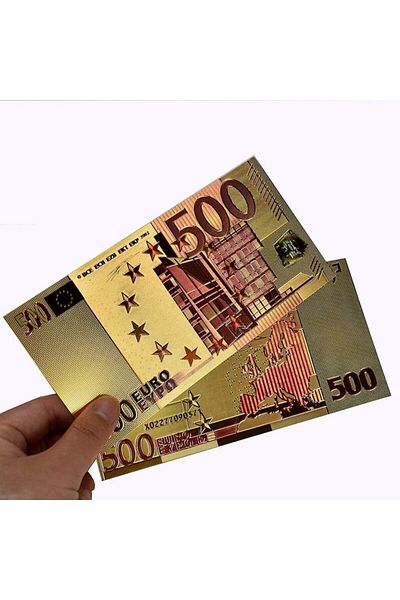 BLA BLA FOAM Golden Polymer Banknote 500 EURO