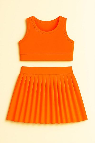 My Kids Wear Girls' Shorts Skirted Swimsuit Set 4 -14 Years 11898