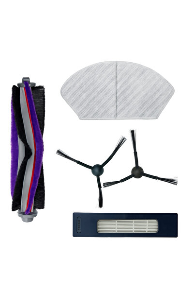 ERKOTECH Ρομποτική ηλεκτρική σκούπα Fakir RS 780 και κυλινδρική βούρτσα - Σετ σφουγγαρίστρας και φίλτρου