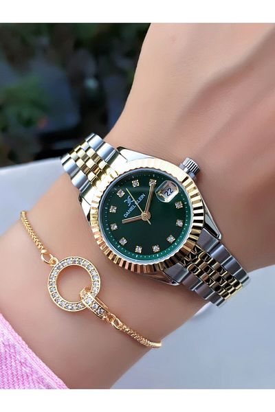 Daniel Klein Large Case Brand Watch Bracelet
