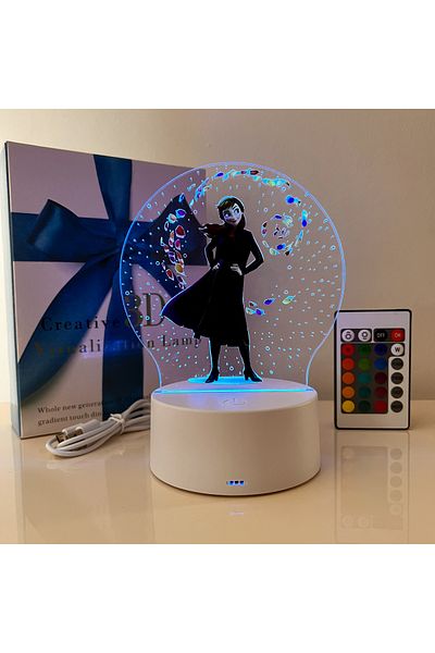 ILUMISHOP LED Night Light, Anna, 16 Colors, with Remote Control, Ambient Light