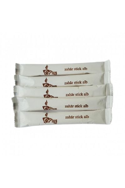 Biancaffe Zahăr Alb Stick Plusmer, 5g, 100set/20bax, 10 Kg