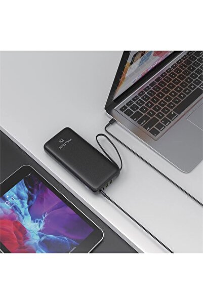 EN SİGA 65W Hızlı Şarj 20.000mAh Powerbank - LCD Dijital Ekranlı Taşınabilir Şarj Cihazı
