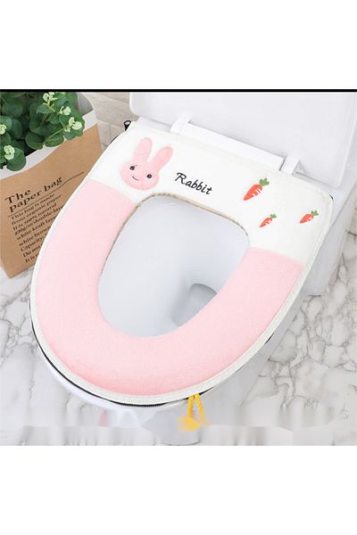 OEM Toilet Seat Cover, Bunny Pink, 0145