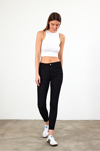 VENA Pantaloni skinny Gabriella Black Powerstretch - Negri