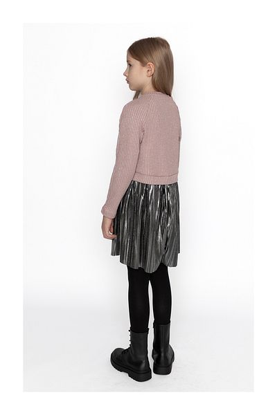 SheShe Rochie plisată argintie