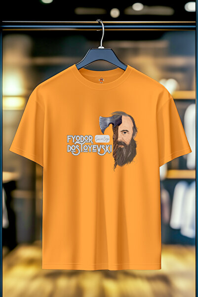 BookOrBook Μπλουζάκι Unisex Dostoyevsky Μιασμοί και Ποινή 100% Παμπακ