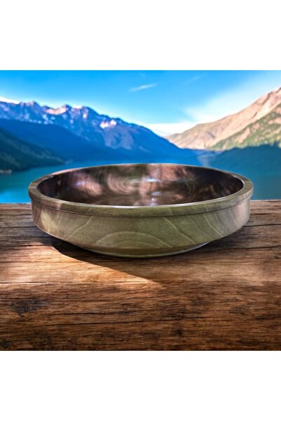 zagorwood Μεγάλο εικονικό μπολ από ξύλο καρυδιάς, Ξύλινο μπολ, Ξύλινη παρουσίαση