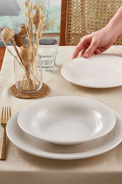Güral Porselen Thessaloniki 6 Pieces 17 cm Dessert Plate