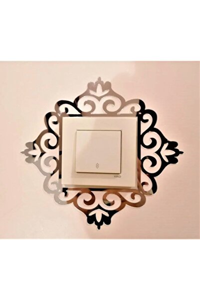 Decorative Socket Frame with Silver Mirror 1 Piece