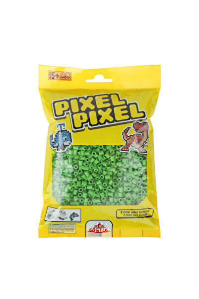 Pixel Pixel 3000 قطعة من خرز ميدي باللون الأخضر الصنوبري | خرز مناسب لخوارزمي...