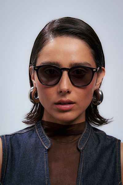 Bilge Karga Lucien Black Green Sunglasses