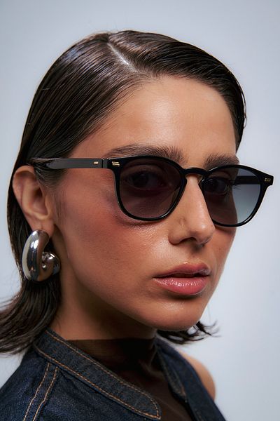 Bilge Karga Lucien Black Green Sunglasses