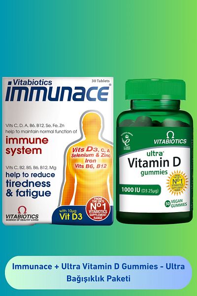 Immunace Immunace + Ultra Vitamin D Gummies - Ultra Immunity Package