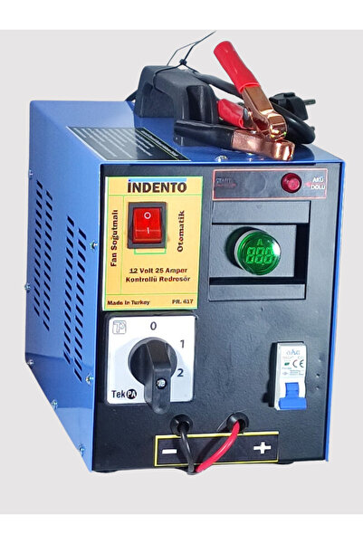 İNDENTO 12 Volt 25 Amper Kontrollü Otomatik Redresör