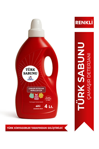 AKUSTA Türk Sabunu Renkliler İçin Çamaşır Deterjanı 4 lt