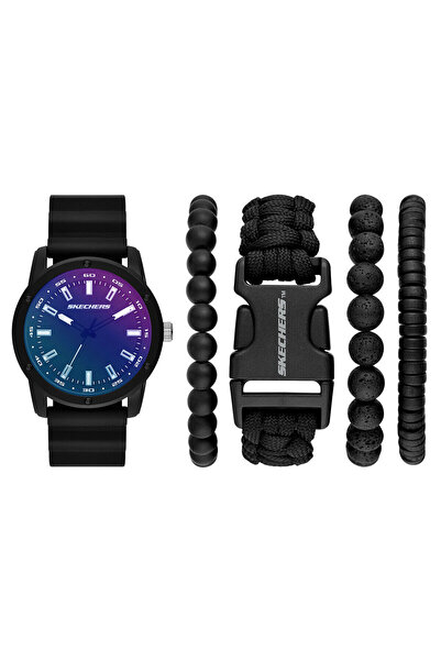 SKECHERS SR9083 Erkek Kol Saati ve Bileklik Seti