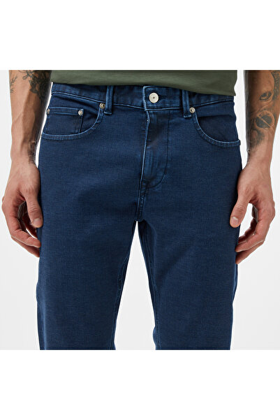 Lacoste Erkek Slim Fit Mavi Jean Pantolon