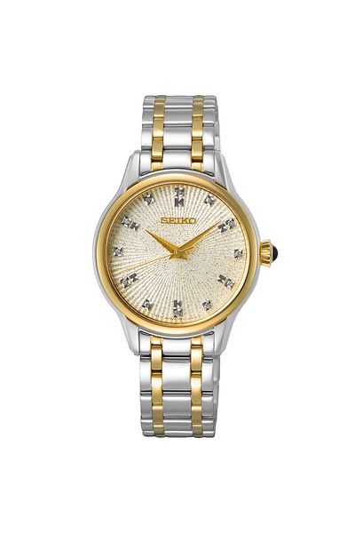 Seiko ساعة يد نسائية Seirz550p مرصعة بالألماس