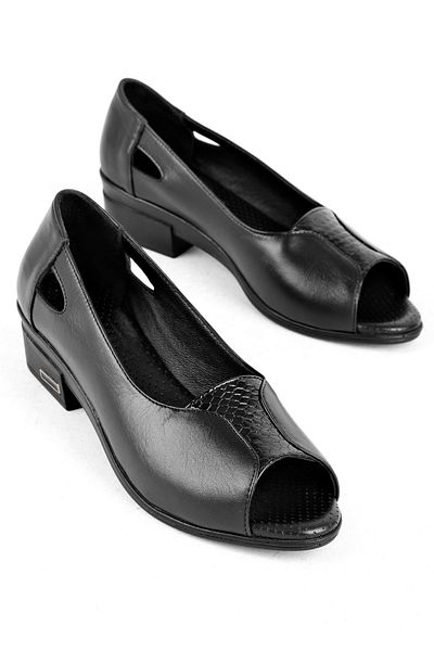 Lal Shoes & Bags Pantofi casual Rolve din piele naturală pentru femei-negri