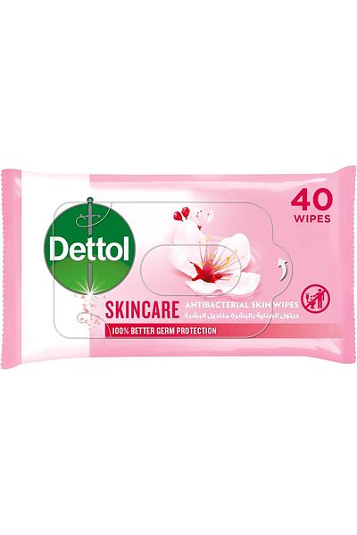 Dettol Wipes 40wipes Skincare (0026373) --- Dettol Wipes 40wipes Skincare
