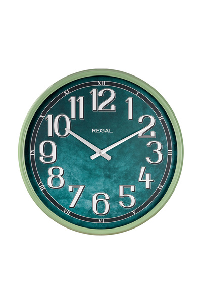 Regal Büyük Boy 50 Cm Metal Eskitme Duvar Saati