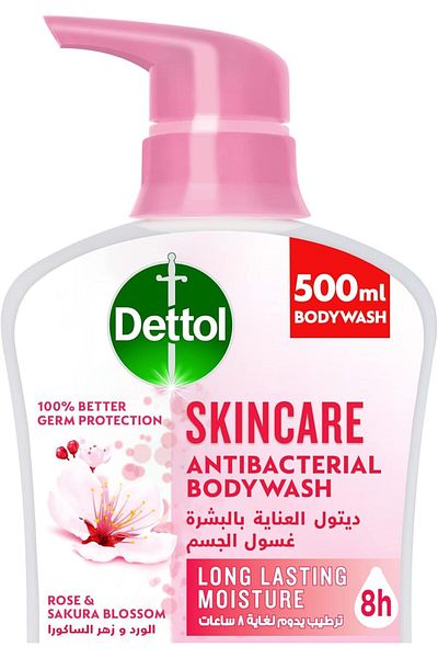 Dettol Body Wash 500 ml Skin Care Loof (0030677) --- Dettol Body Wash 500 ml Skin Care Loof