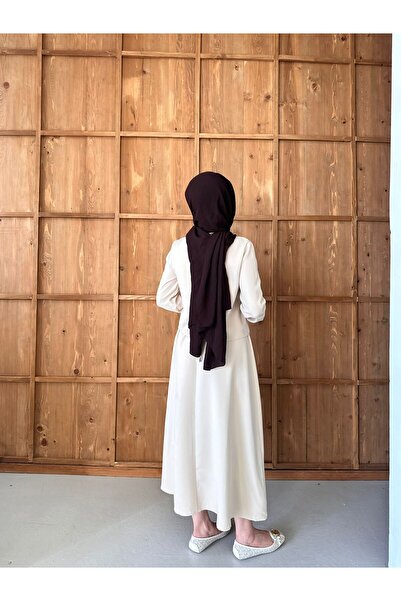 New Lune Women's Clothing Scuma Fabric Beige Color Front Bow Detailed Skirt Suit Suitable for Hijab Double Suit,