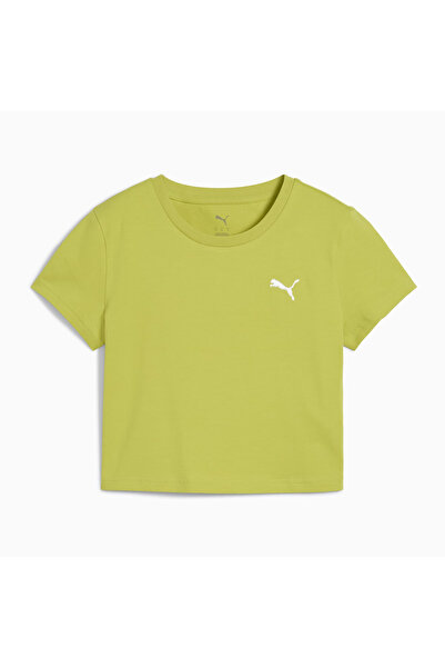 Puma Wardrobe Essentials Women's Green T-Shirt (629745-35)