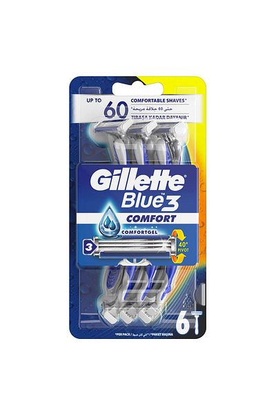 Gillette Gillette Blue 3 Comfort 6s 9831