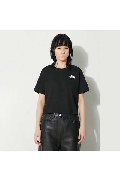 THE NORTH FACE Γυναικείο μαύρο μπλουζάκι Simple Dome (NF0A87U4JK31)