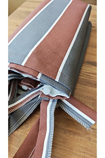 Yuka Κουρτίνα Μπαλκονιού Πολυτελές Ύφασμα Ταρατάκι 1ης Κατηγορίας EnxBoy Αδιάβροχο Χοντρό Δαντέλα Μπαλκόνι με Κουμπί