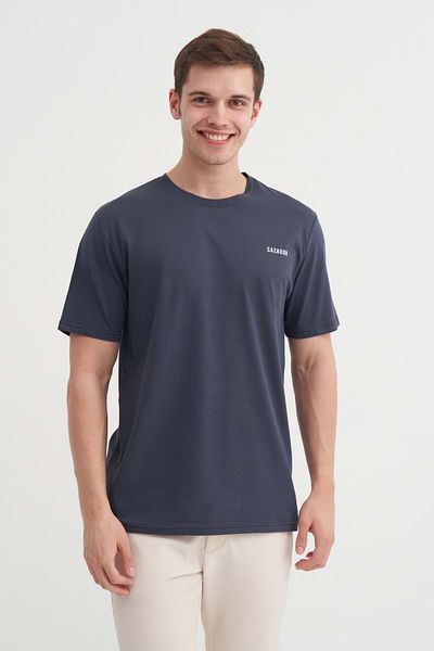 Cazador Μπλουζάκι Jazz 4233 Crew Neck Regular Fit Βαμβακερό μονόχρωμο μπλουζάκι