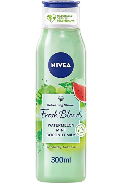 NIVEA Shower Gel Fresh Blends Watermelon 300ml(9353) --- NIVEA Shower Gel Fresh Blends Watermelon 300ml