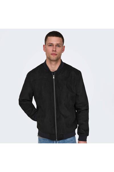 Only & Sons Ανδρικό μαύρο μπουφάν Lucas ( 22027463 -Β)