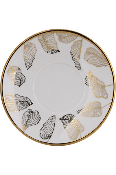 ALSAIF Cup and Saucer Set for Coffee, Espresso, Latte, and Tea by Alsaif, Gold Design