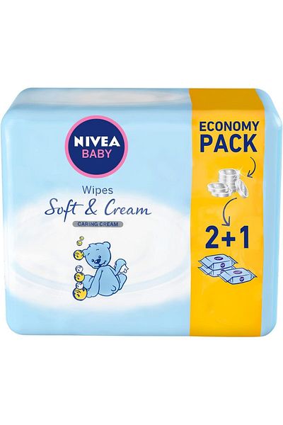 NIVEA NIVEA Soft Cream Wet Wipes Gentle Care Cream 2 1/3*63