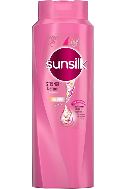 Sunsilk صانسيلك شامبو قوة ولمعان مع بروفيتامين B5 وزيت جوز الهند - 700 مل
