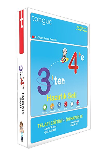 Tonguç Yayınları 3'ten 4'e Hazırlık Seti